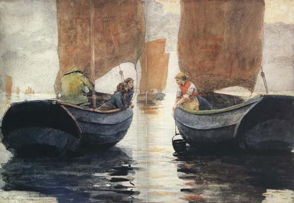 Winslow Homer Afterglow (mk44) oil painting image